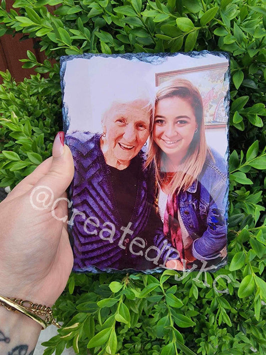 Slate Photo Stand Medium