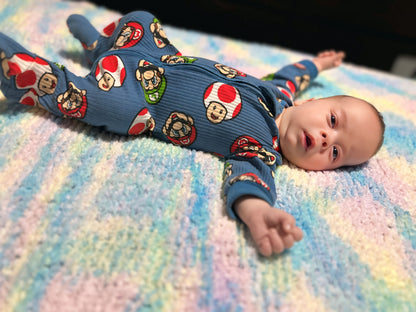crochet baby blanket Pastel Rainbow