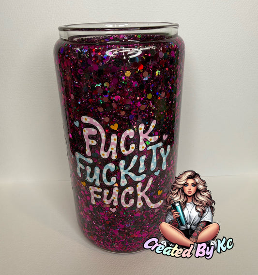 F#ck 16oz Glass